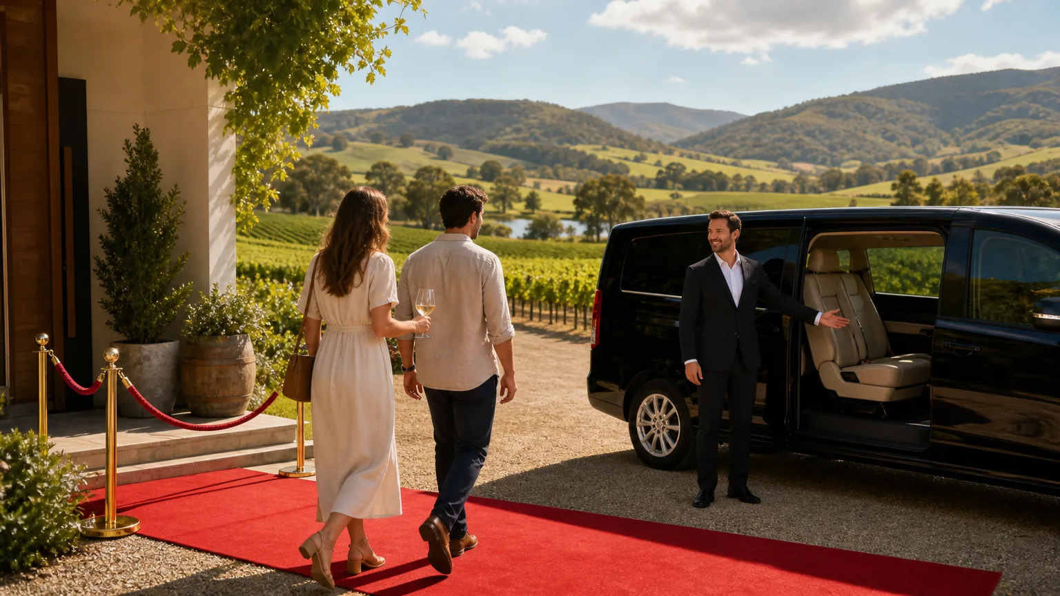 Red Carpet Wine Tours: visual reference for 1. Red Carpet Wine Tours: Customised Private Tours from Your Front Door