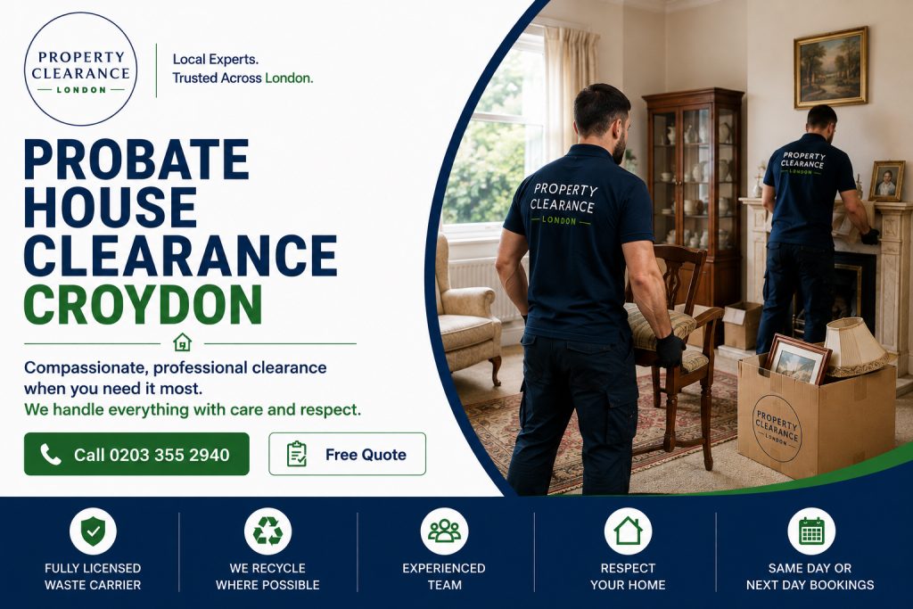 Trustworthy House Clearance Services for Probate in Croydon