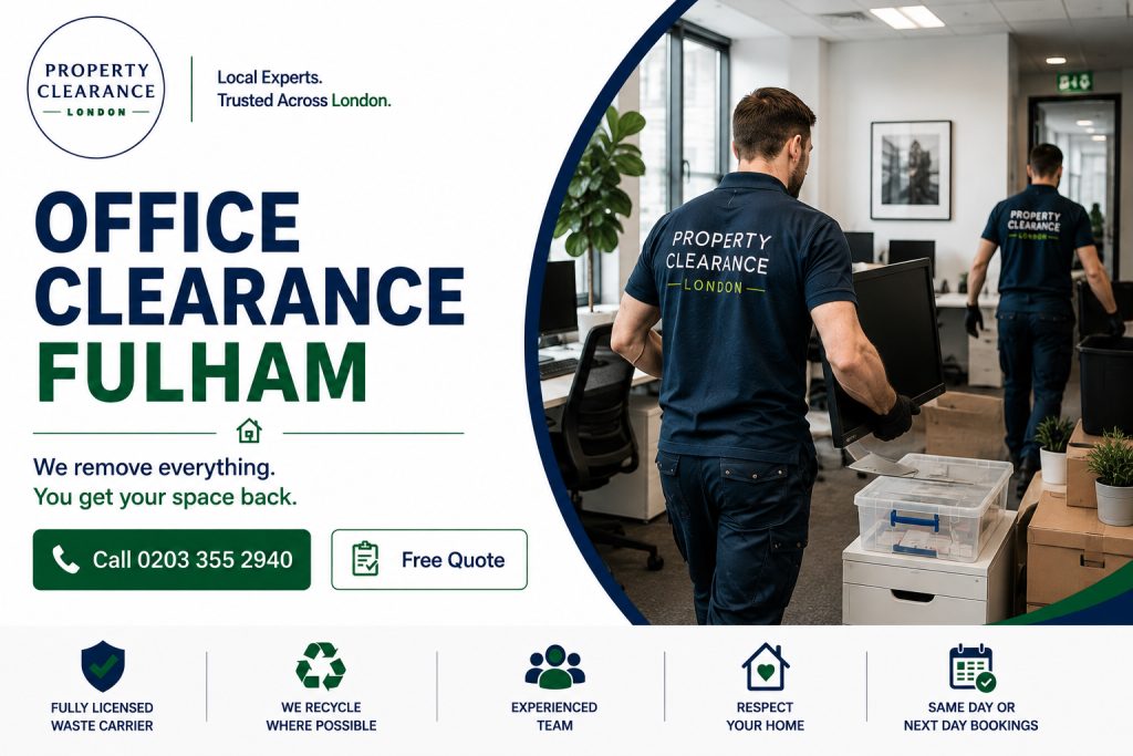 Office Clearance Services in Fulham: Trusted Local Experts