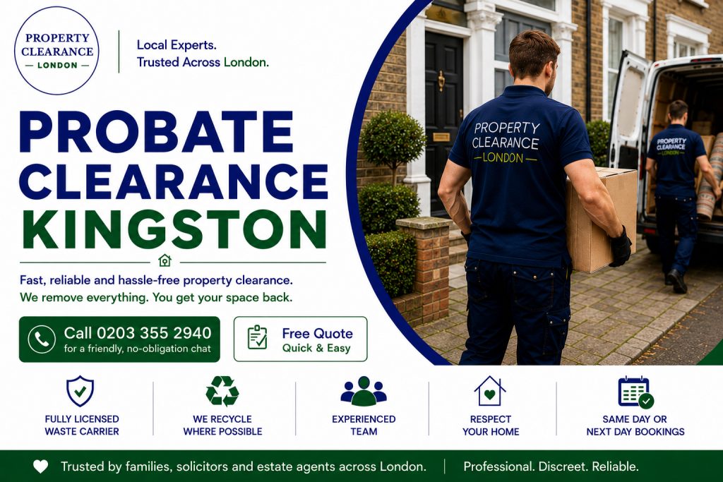 Probate House Clearance Services Now Available in Kingston