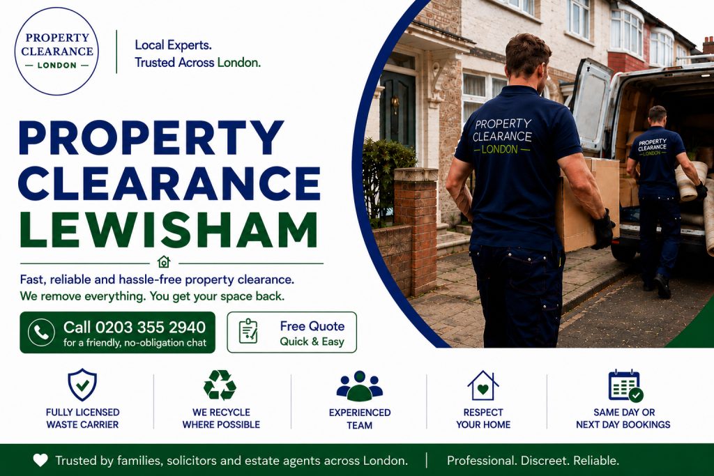 Property Clearance Services in Lewisham: Local Experts